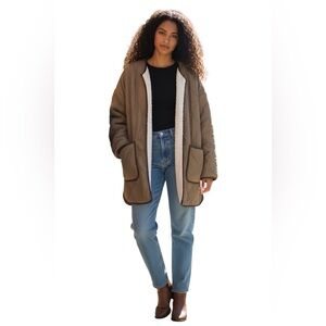 Ces Femme Brown Teddy Jacket